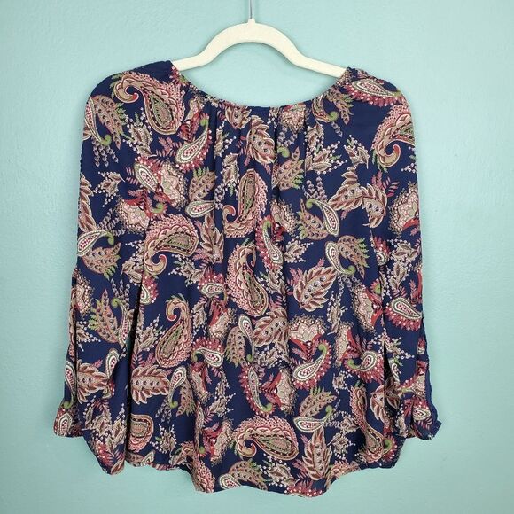 Collective Concepts Paisley Blouse Size Medium - Picture 2 of 5